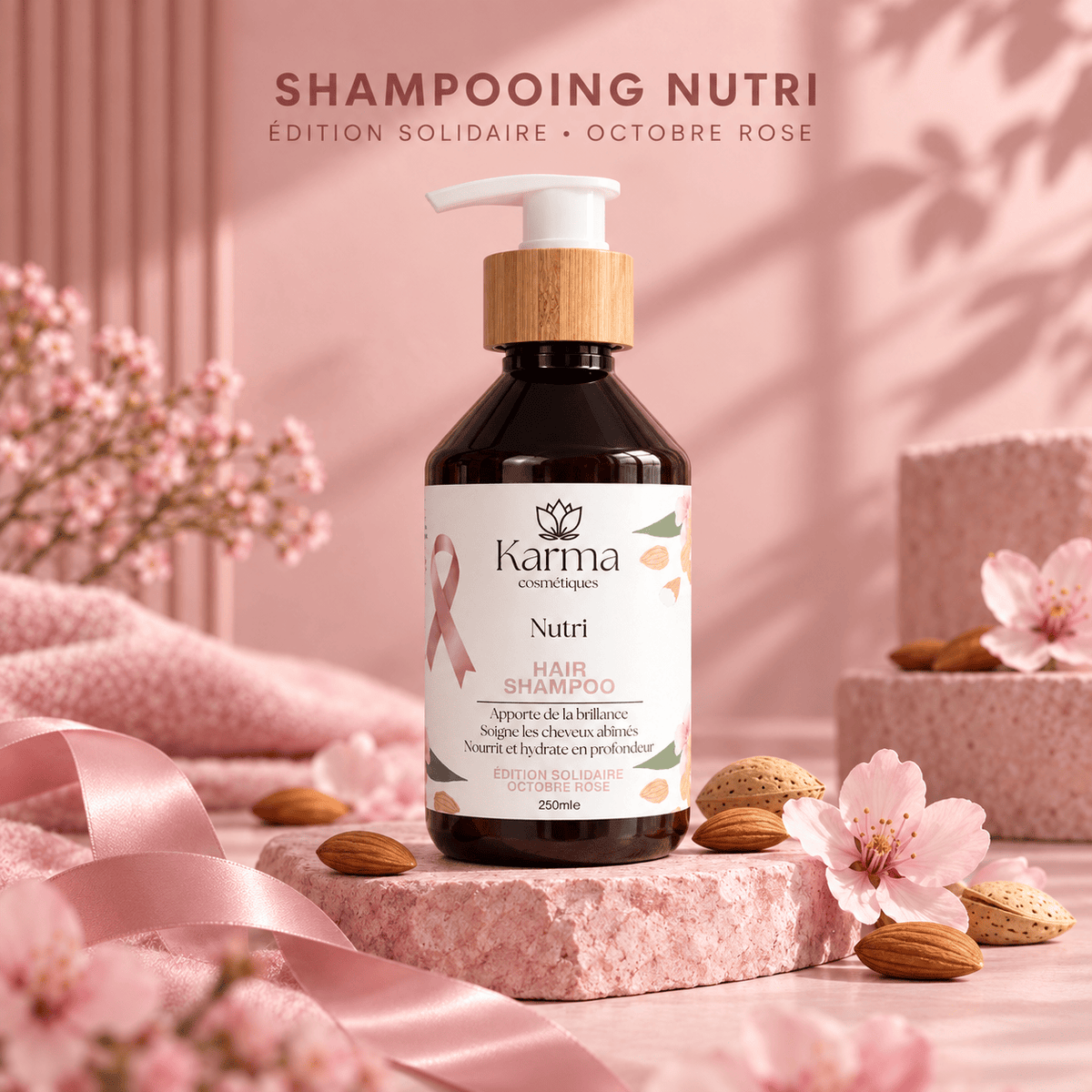 Shampooing Nutri édition solidaire Octobre Rose