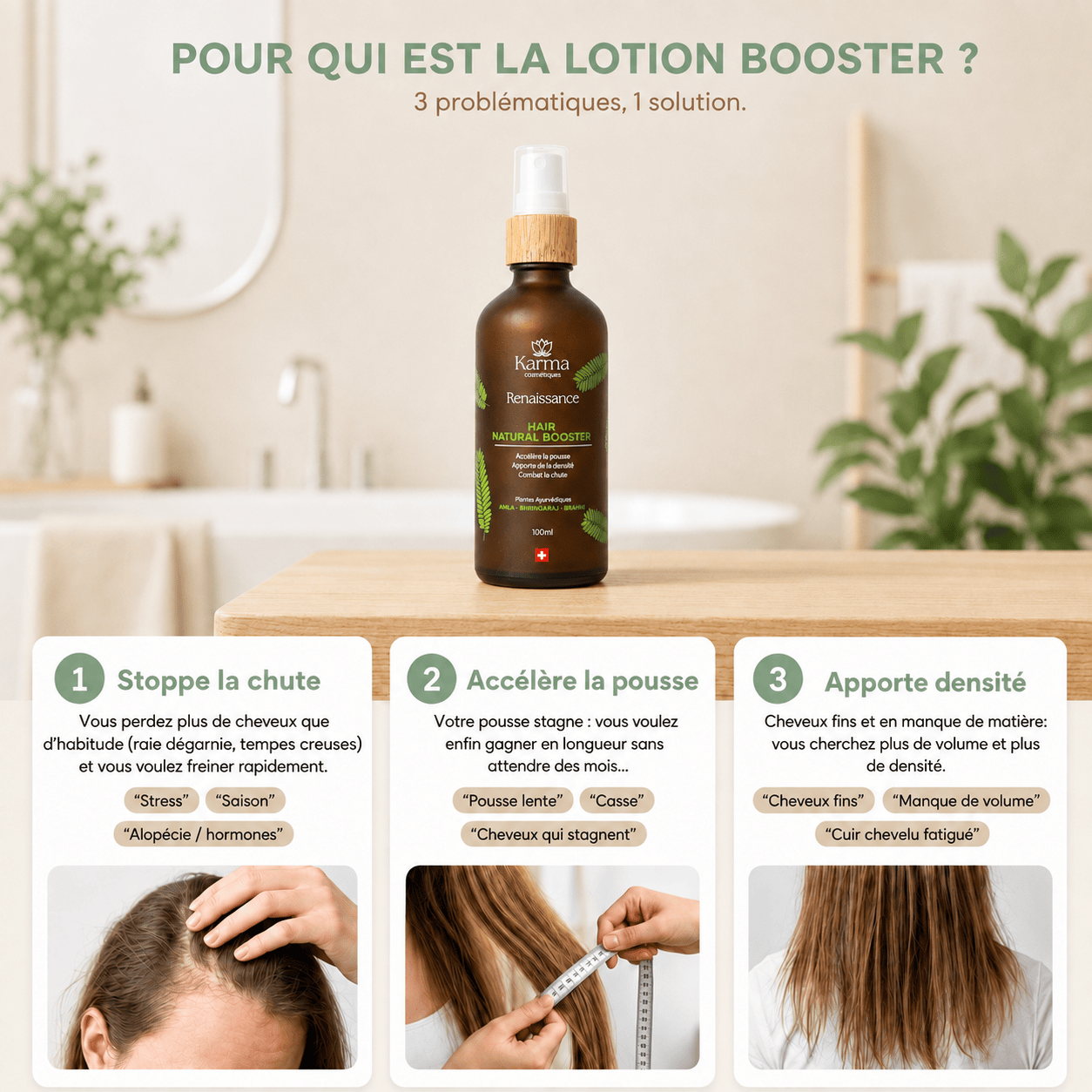 Lotion Booster – Anti-chute & pousse accélérée