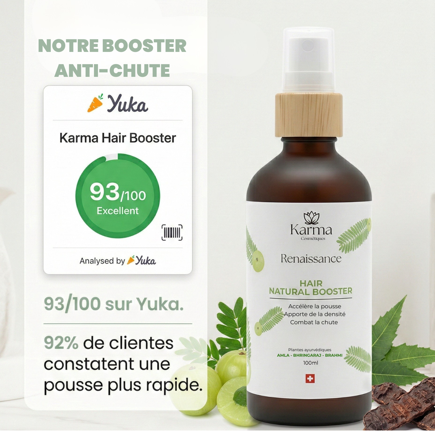 Lotion Booster – Anti-chute & pousse accélérée