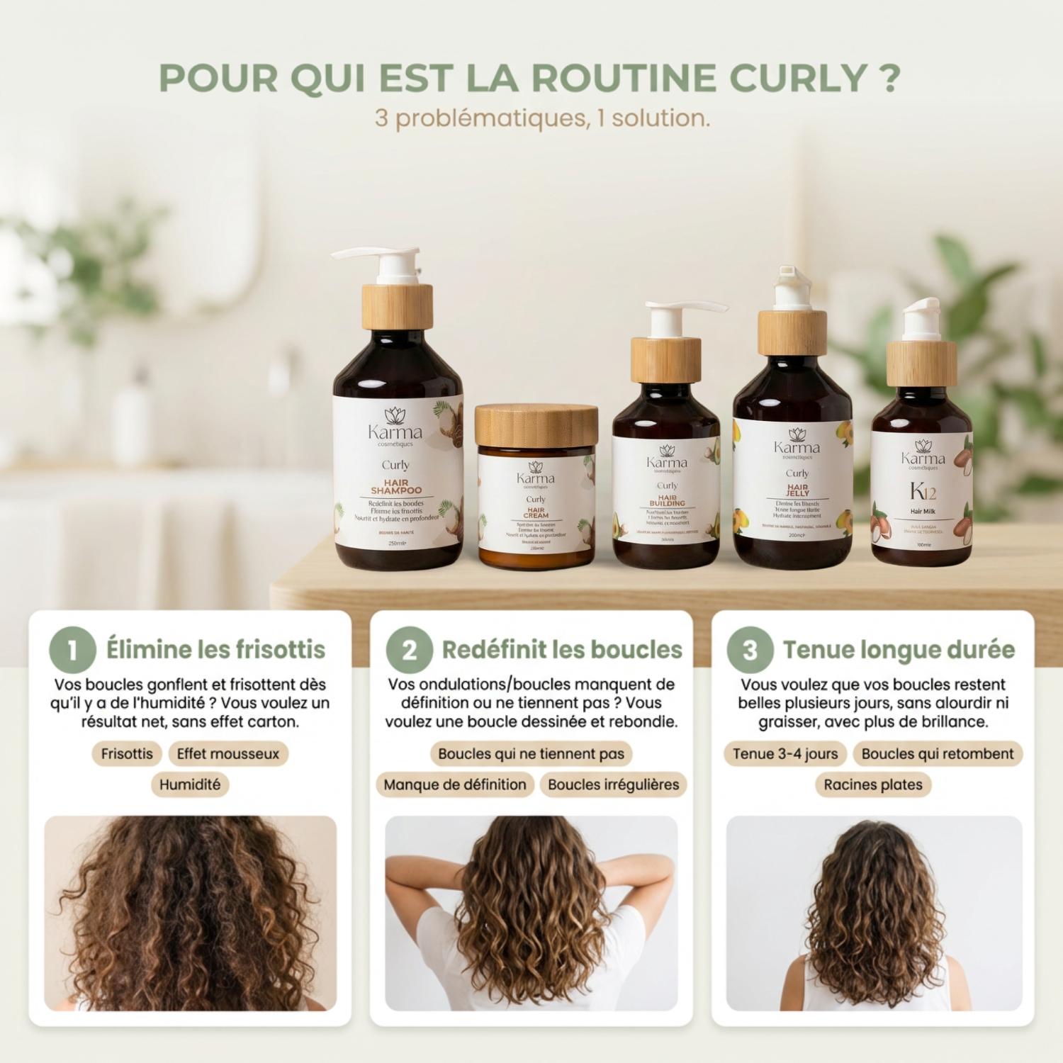 Routine Curly - Redéfinit les boucles