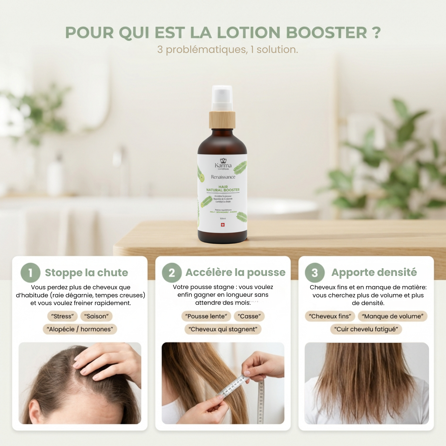 Lotion Booster – Anti-chute & pousse accélérée
