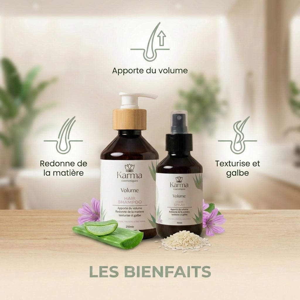 Routine Volume - Texturise les cheveux fins