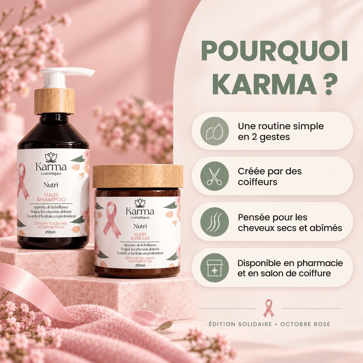 Pourquoi choisir la Routine Nutri Karma édition Octobre Rose