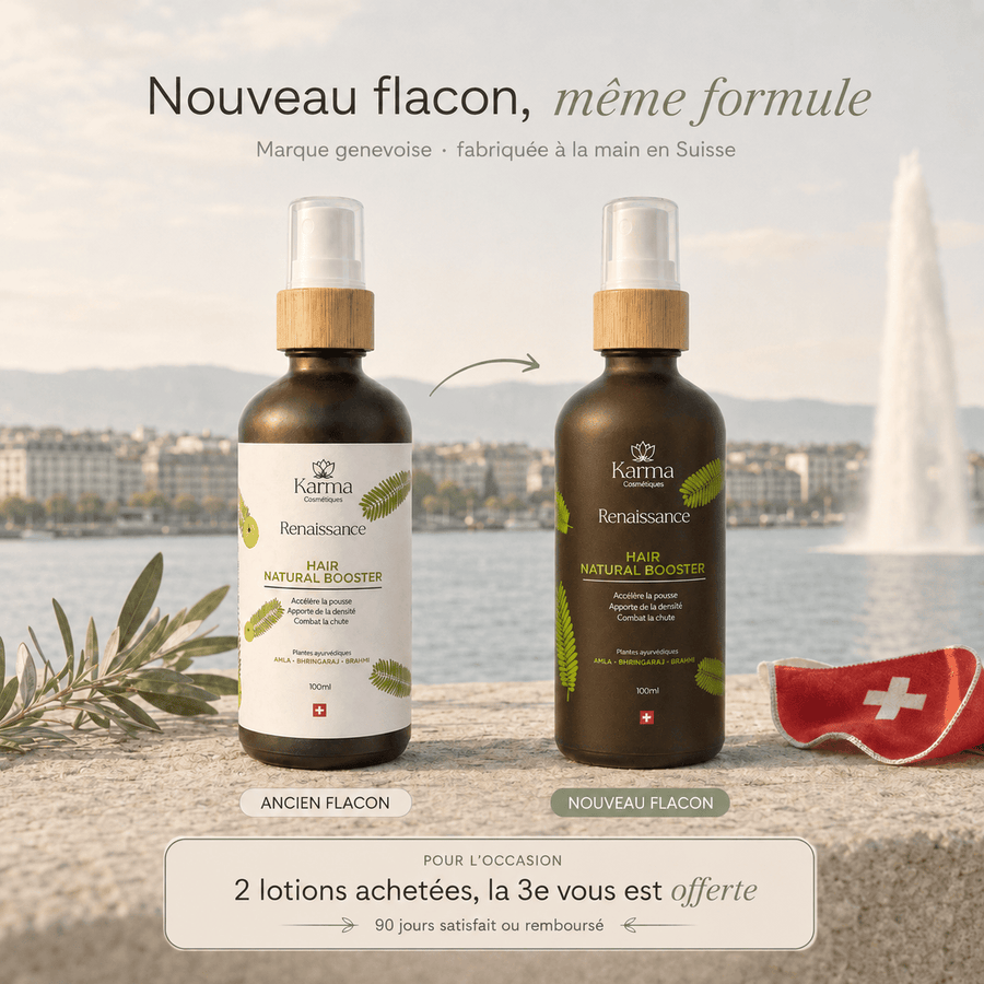 Lotion Booster – Anti-chute & pousse accélérée – Karma Cosmétiques