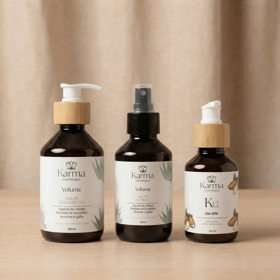 Routine Volume - Texturise les cheveux fins – Karma Cosmétiques